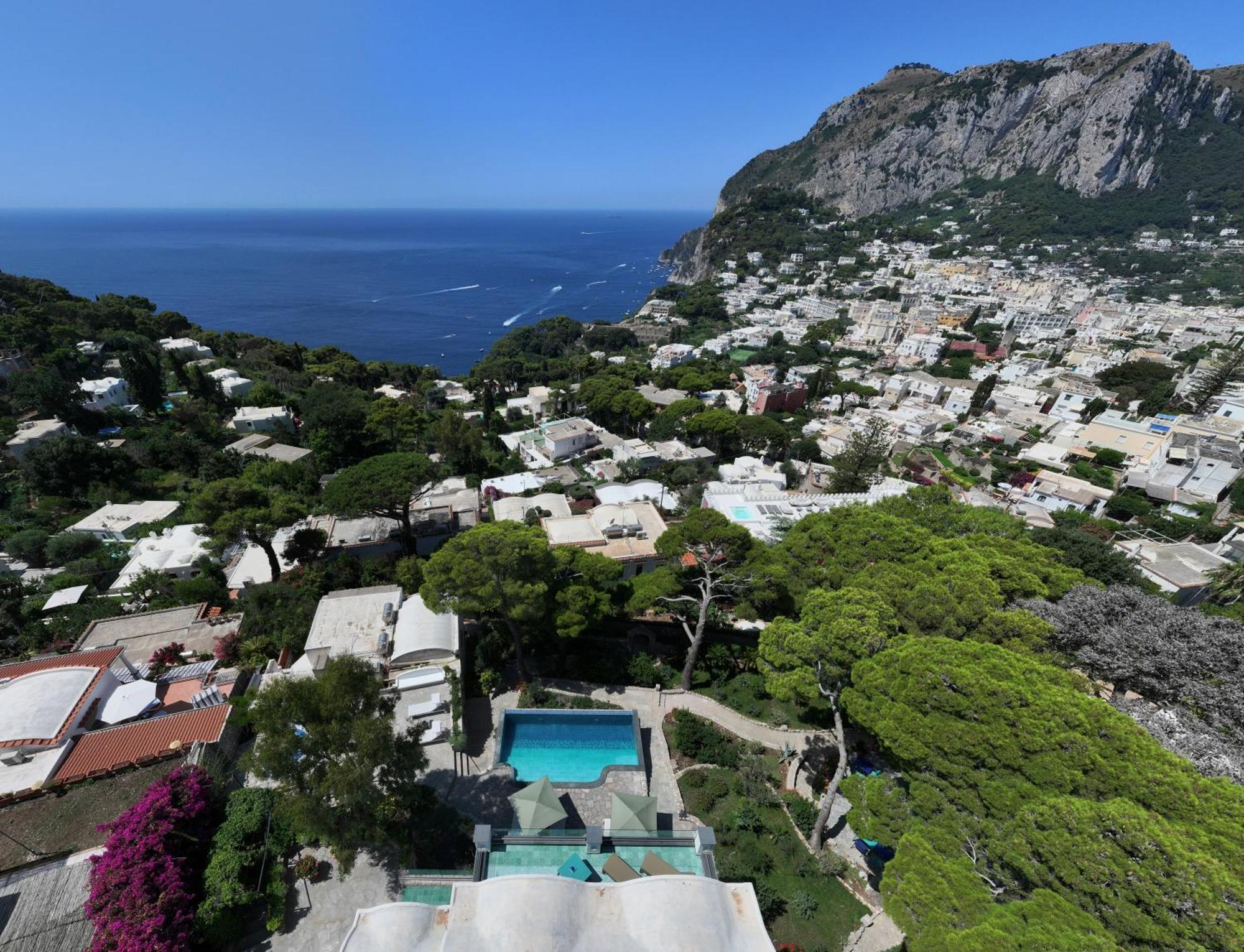 Villa L'Ara Capri Exteriör bild